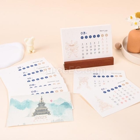 礼品订购种子纸日历台历广告