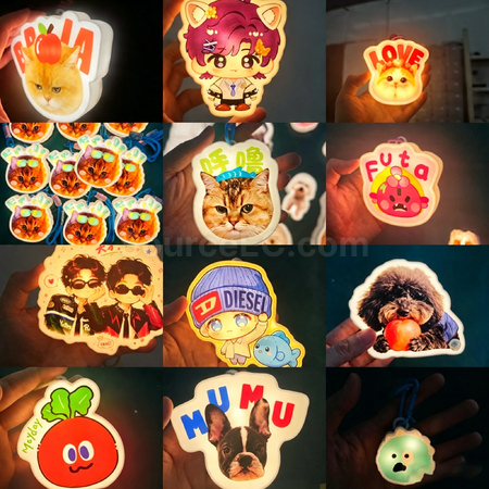 礼品订购可定制异形小夜灯挂件广告