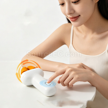 礼品订购肩颈迷你按摩器广告