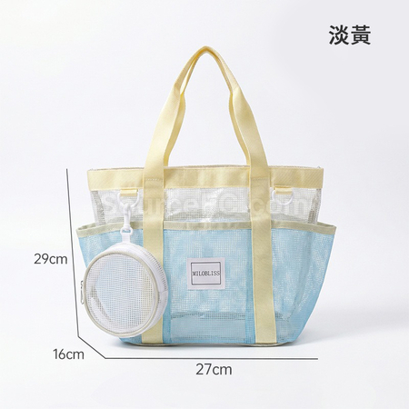 礼品订购干湿分离便携沙滩托特包广告