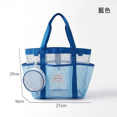 礼品订购干湿分离便携沙滩托特包广告