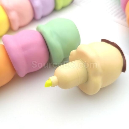 礼品订购马卡龙荧光笔广告
