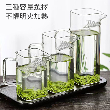 礼品订购月牙过滤玻璃茶壶玻璃杯套装广告