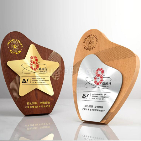 礼品订购木奖座广告