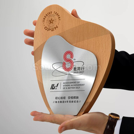 礼品订购木奖座广告