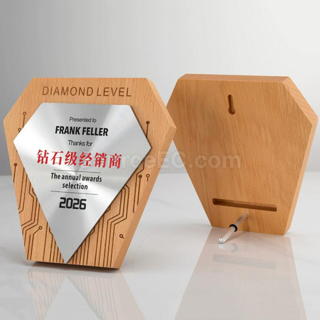礼品订购木奖座广告
