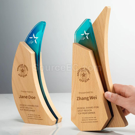 礼品订购木奖座广告