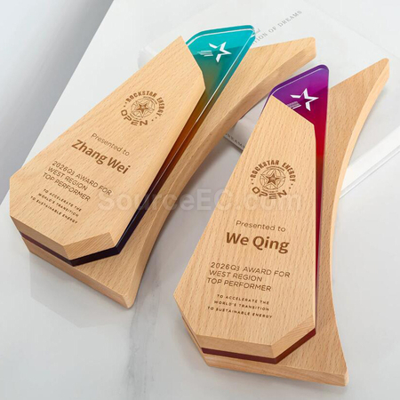 礼品订购木奖座广告