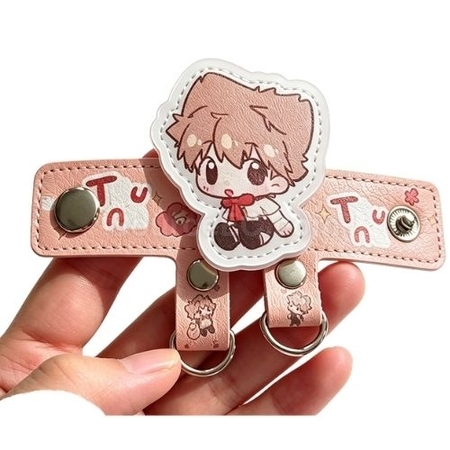 皮革拓展扣包挂防丢扣可定制