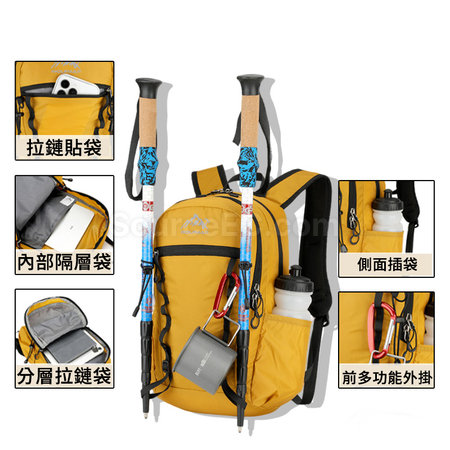 礼品订购防泼水登山背包广告