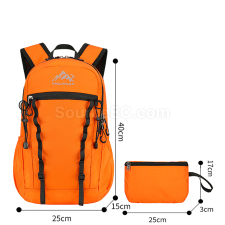 礼品订购防泼水登山背包广告