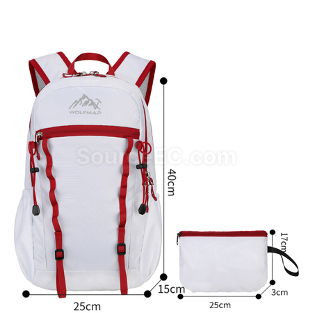 礼品订购防泼水登山背包广告
