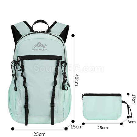礼品订购防泼水登山背包广告