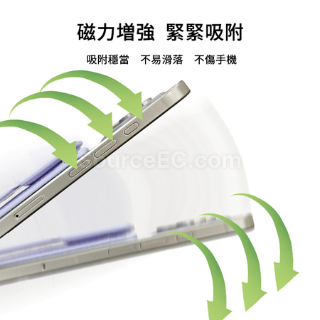 礼品订购MagSafe镜子磁吸卡包支架广告
