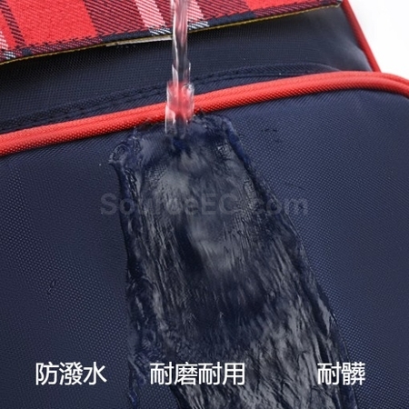 礼品订购英伦风护脊儿童书包广告