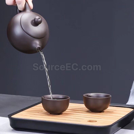 礼品订购紫砂旅行茶具套装广告