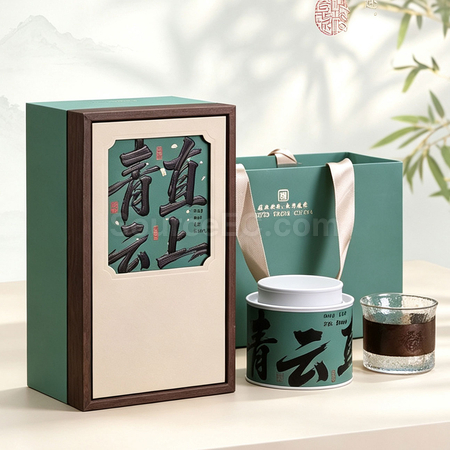 礼品订购茶罐礼盒广告