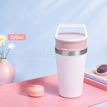 礼品订购手提随行咖啡杯不锈钢保温杯广告