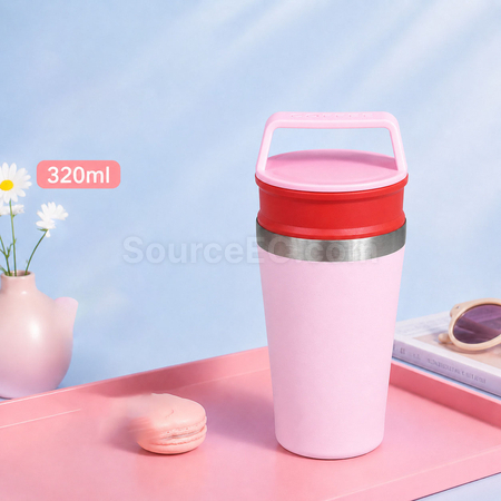 礼品订购手提随行咖啡杯不锈钢保温杯广告