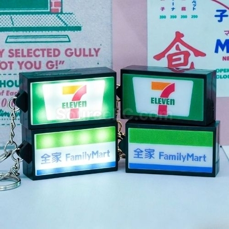 礼品订购迷你招牌灯钥匙扣广告