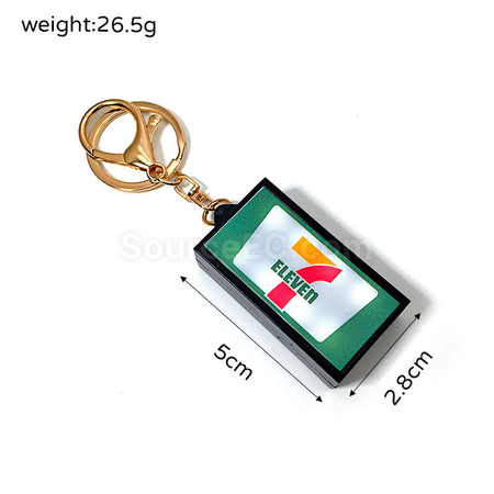 礼品订购迷你招牌灯钥匙扣广告