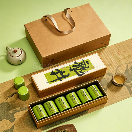 礼品订购茗茶礼盒广告