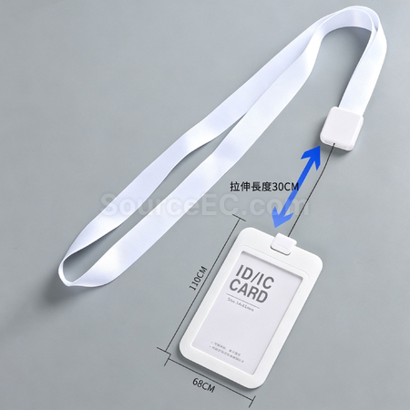 礼品订购伸缩挂绳卡套广告