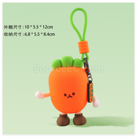 礼品订购蔬菜造型零钱包广告