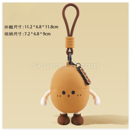礼品订购蔬菜造型零钱包广告