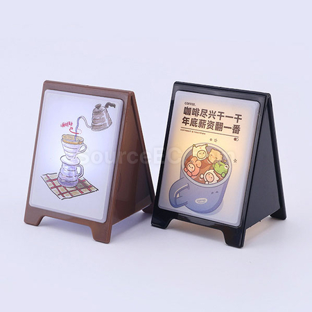 三角形发光亚克力立牌