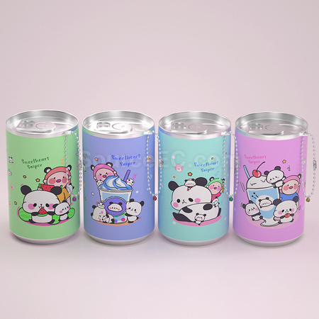 礼品订购卡通小桶湿巾广告