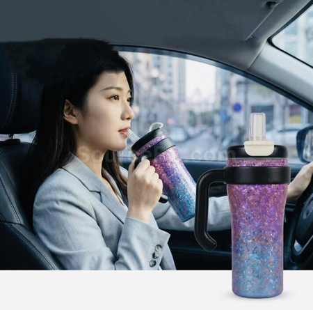 礼品订购纯钛冰霸杯广告