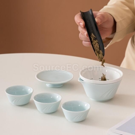 礼品订购便携旅行功夫茶具广告