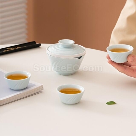 礼品订购便携旅行功夫茶具广告