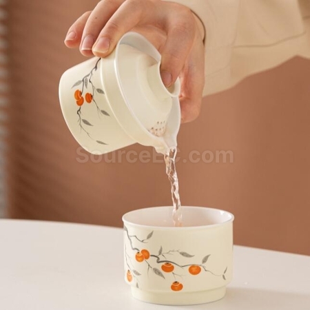 礼品订购便携旅行功夫茶具广告