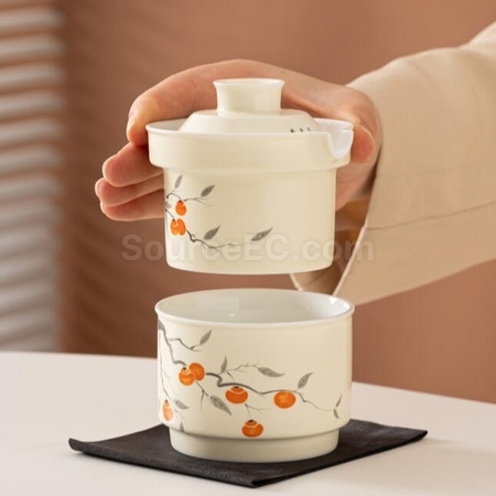 礼品订购便携旅行功夫茶具广告