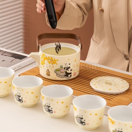 礼品订购便携旅行功夫茶具广告