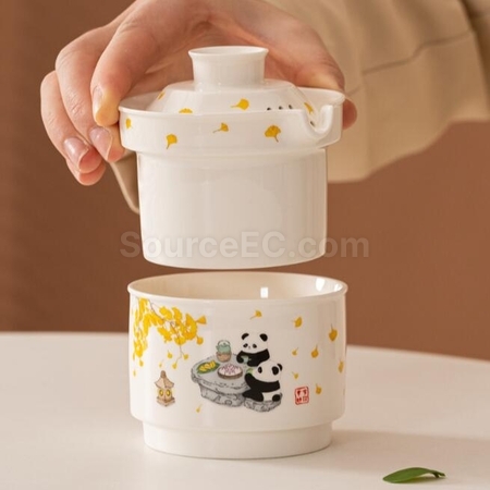 礼品订购便携旅行功夫茶具广告