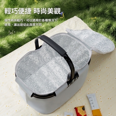 礼品订购户外折叠保温篮广告
