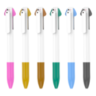 小奶狗卡通多色圆珠笔
