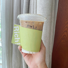 礼品订购一次性奶茶咖啡手柄杯套广告