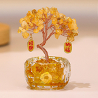 礼品订购盆景水晶树广告