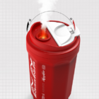 可乐造型无线夜灯加湿器