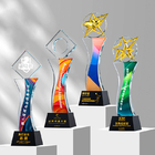 五角星水晶奖座